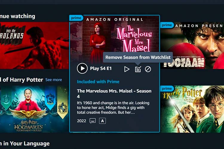 How To Remove Videos from Continue Watching and Watchlist on Prime Video