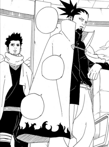 Shikamaru as Eighth Hokage in Boruto Two Blue Vortex Manga