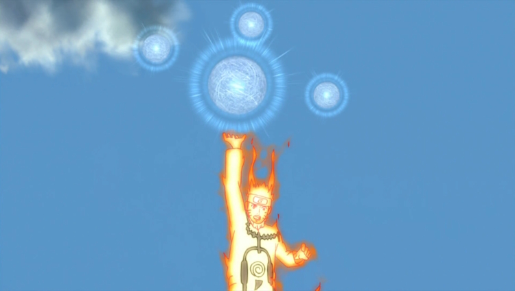 Naruto using Planetary Rasengan