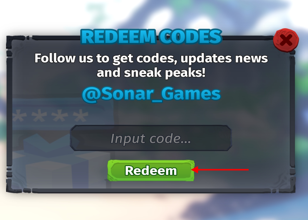 Creatures of Sonaria redeem rewards