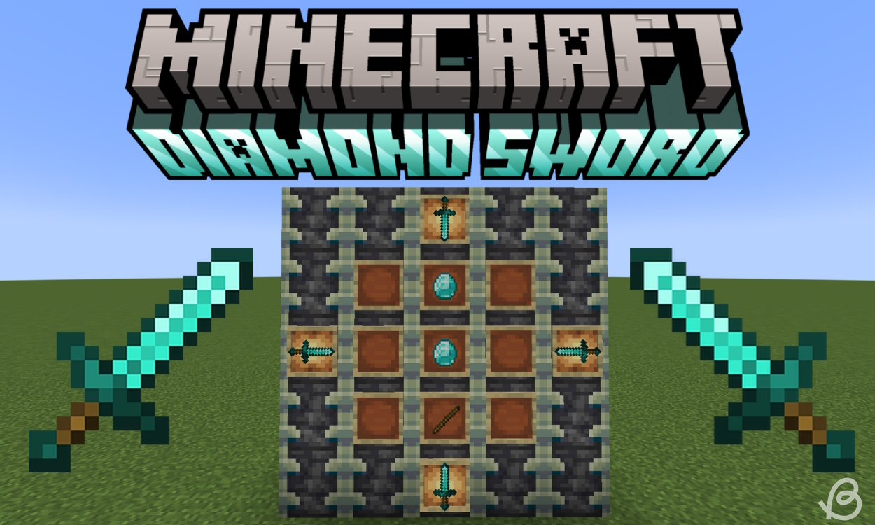 How to Make a Diamond Sword in Minecraft