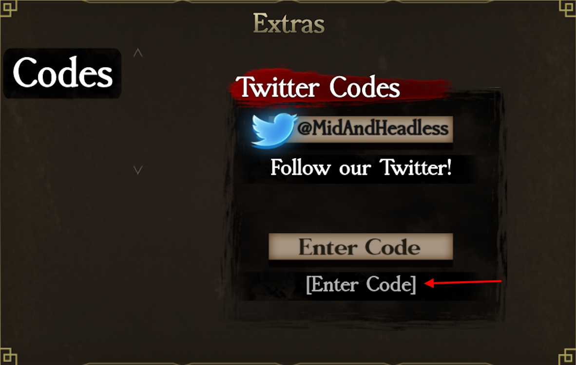 UAOT codes redeem section