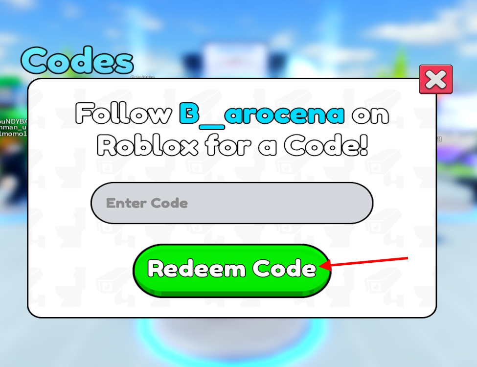 Redeem code in Skibidi Tower Defense