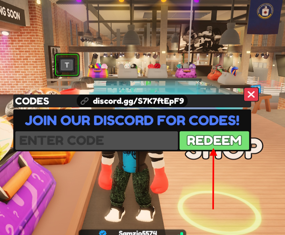 Redeem codes in Boxing Beta