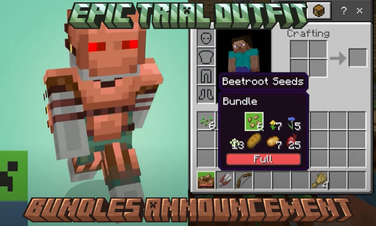 Bundles Are Finally Coming to Minecraft, Plus a Free Epic Trial Outfit