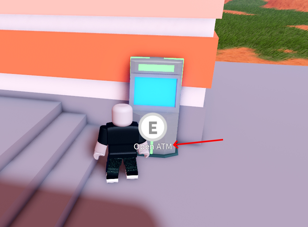 Open ATM in Jailbreak